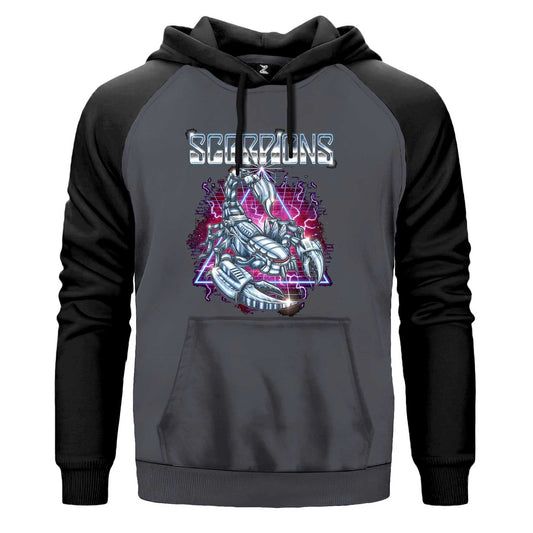 Scorpions Neo Scorp Renkli Reglan Kol Sweatshirt Kapşonlu