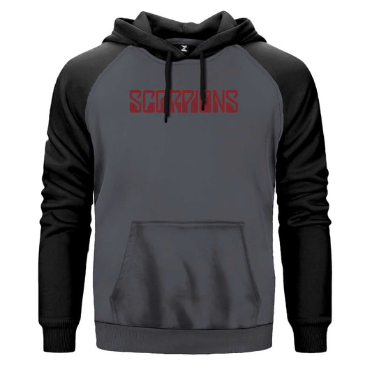 Scorpions Tex Red Renkli Reglan Kol Sweatshirt Kapşonlu