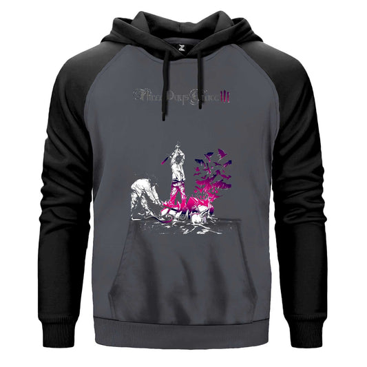 Three Days Grace Life Starts Now Renkli Reglan Kol Sweatshirt Kapşonlu