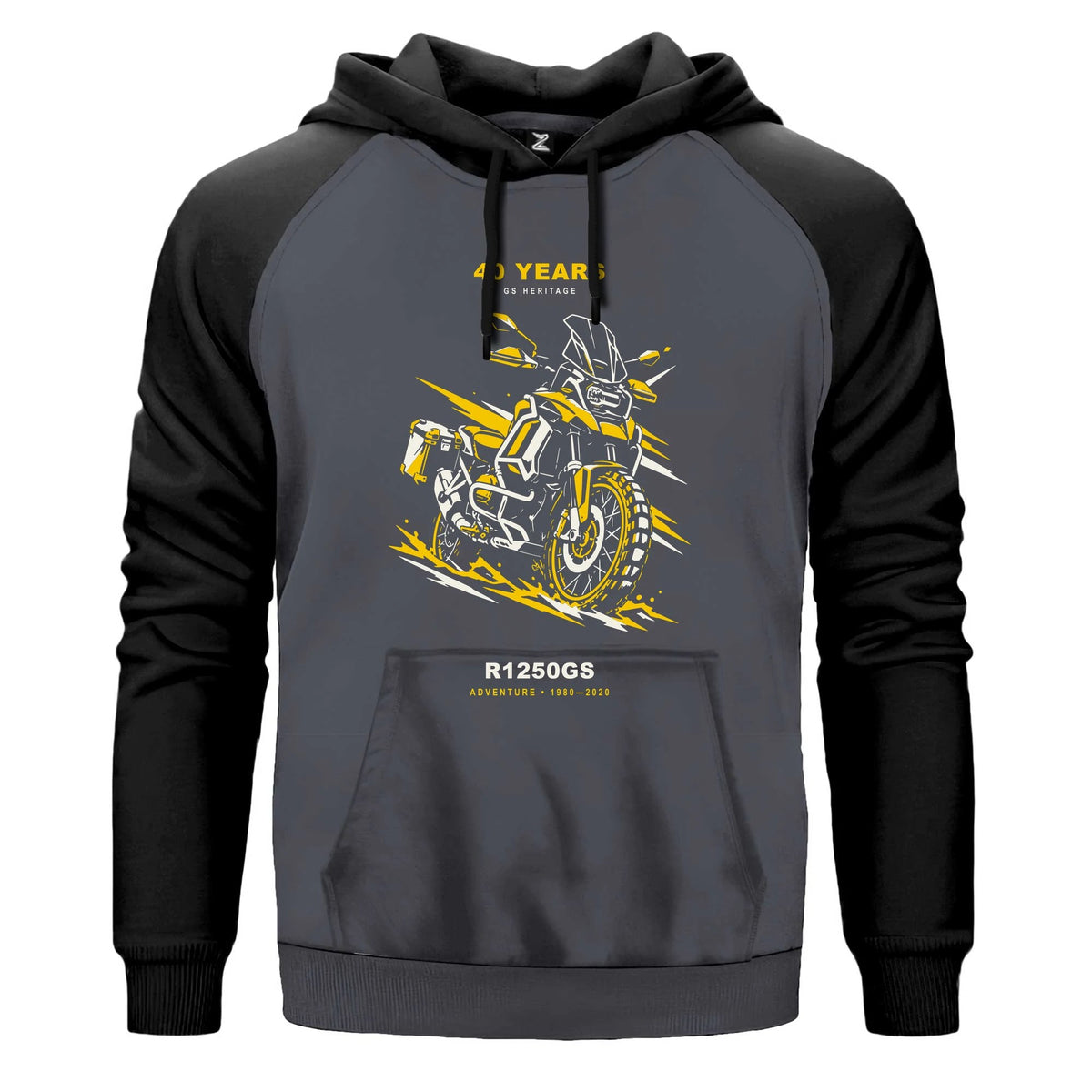 Bmw Ralli Atılımı Renkli Reglan Kol Sweatshirt Kapşonlu