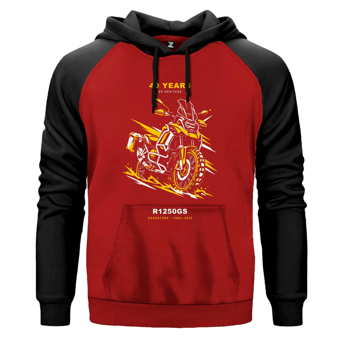 Bmw Ralli Atılımı Renkli Reglan Kol Sweatshirt Kapşonlu