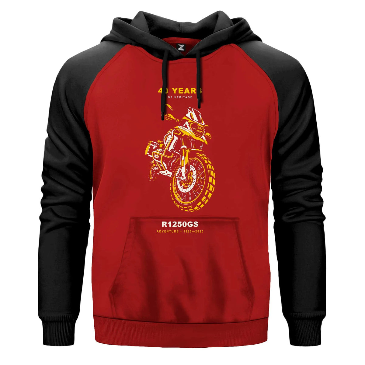 Bmw Tel Jant Gücü Renkli Reglan Kol Sweatshirt Kapşonlu