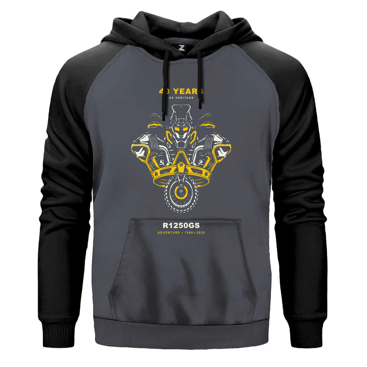 Bmw Boxer Silindir Tacı Renkli Reglan Kol Sweatshirt Kapşonlu