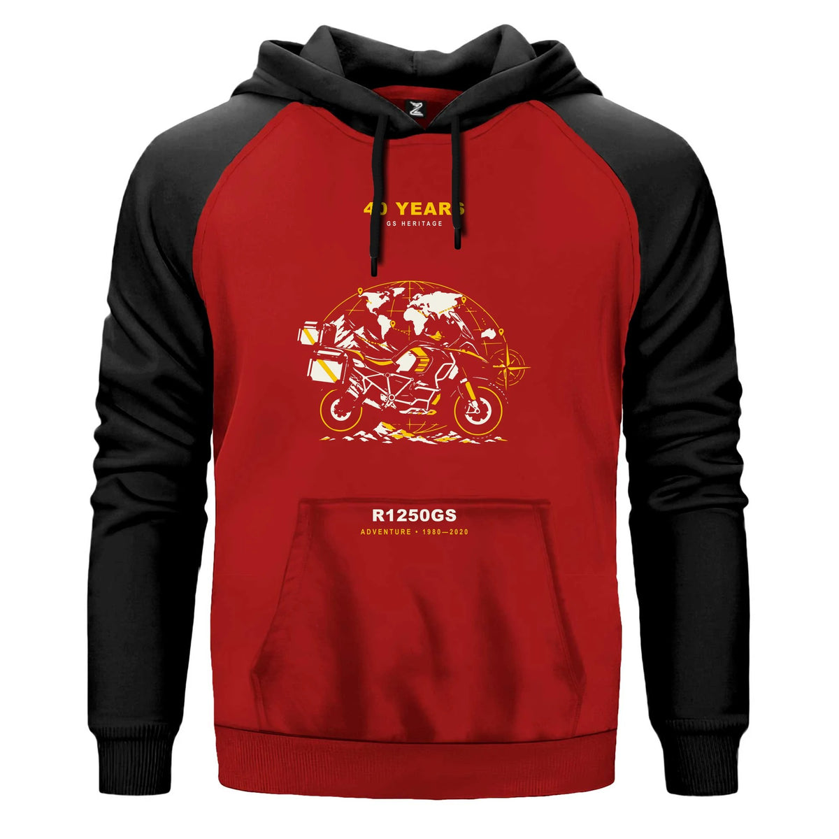 Bmw Dünya Yolcusu Renkli Reglan Kol Sweatshirt Kapşonlu