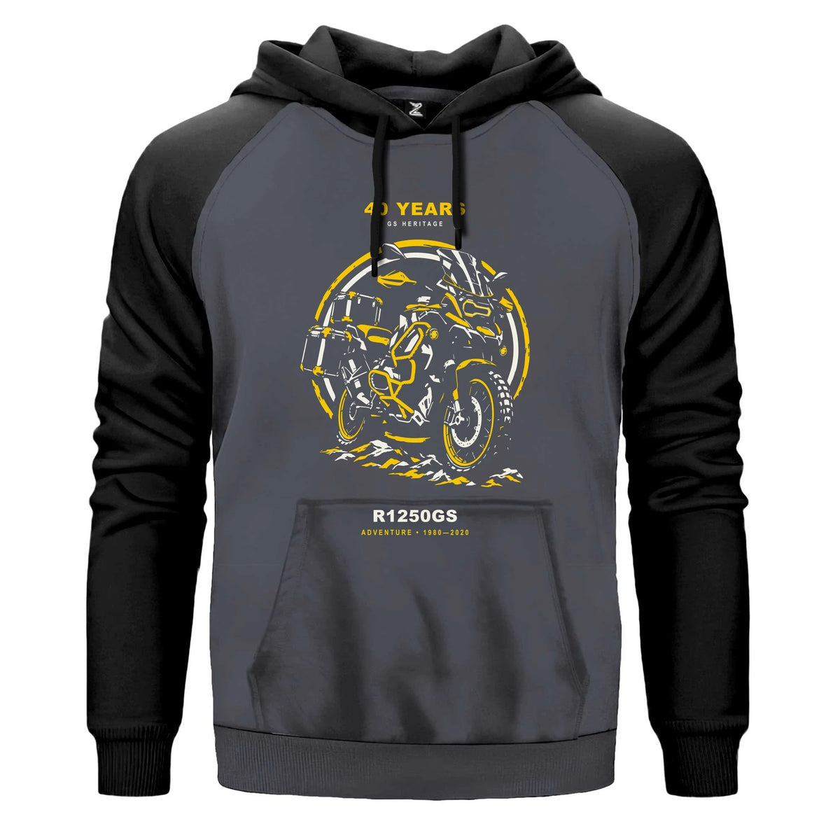 Bmw 40. Yıl Yolculuğu Renkli Reglan Kol Sweatshirt Kapşonlu