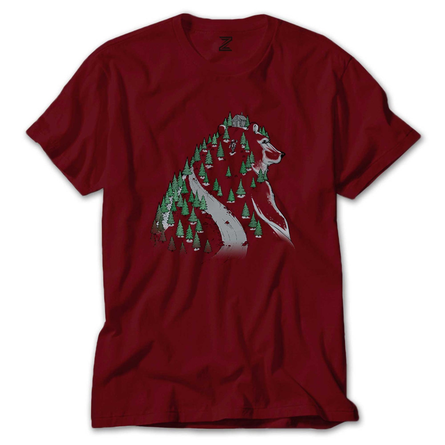 Forest Bear Renkli Tişört