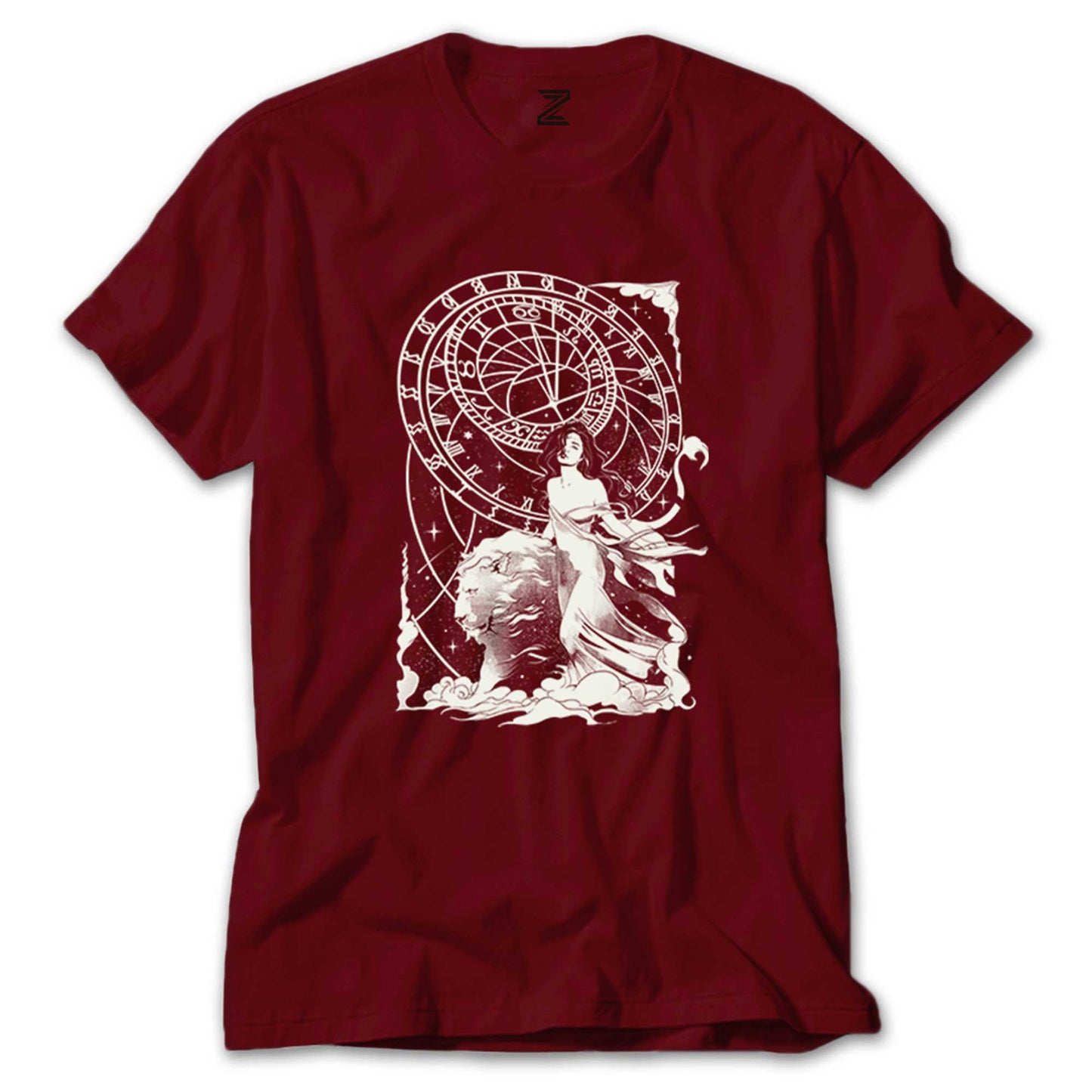 Aslan Burcu Takvimi Renkli Tişört