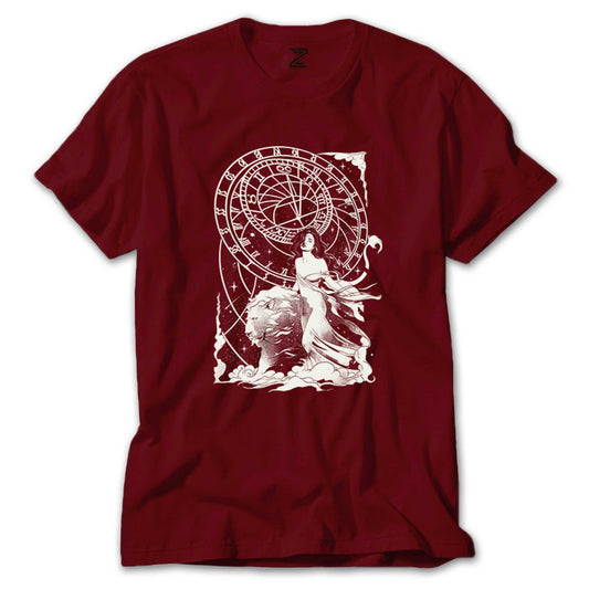 Aslan Burcu Takvimi Renkli Tişört