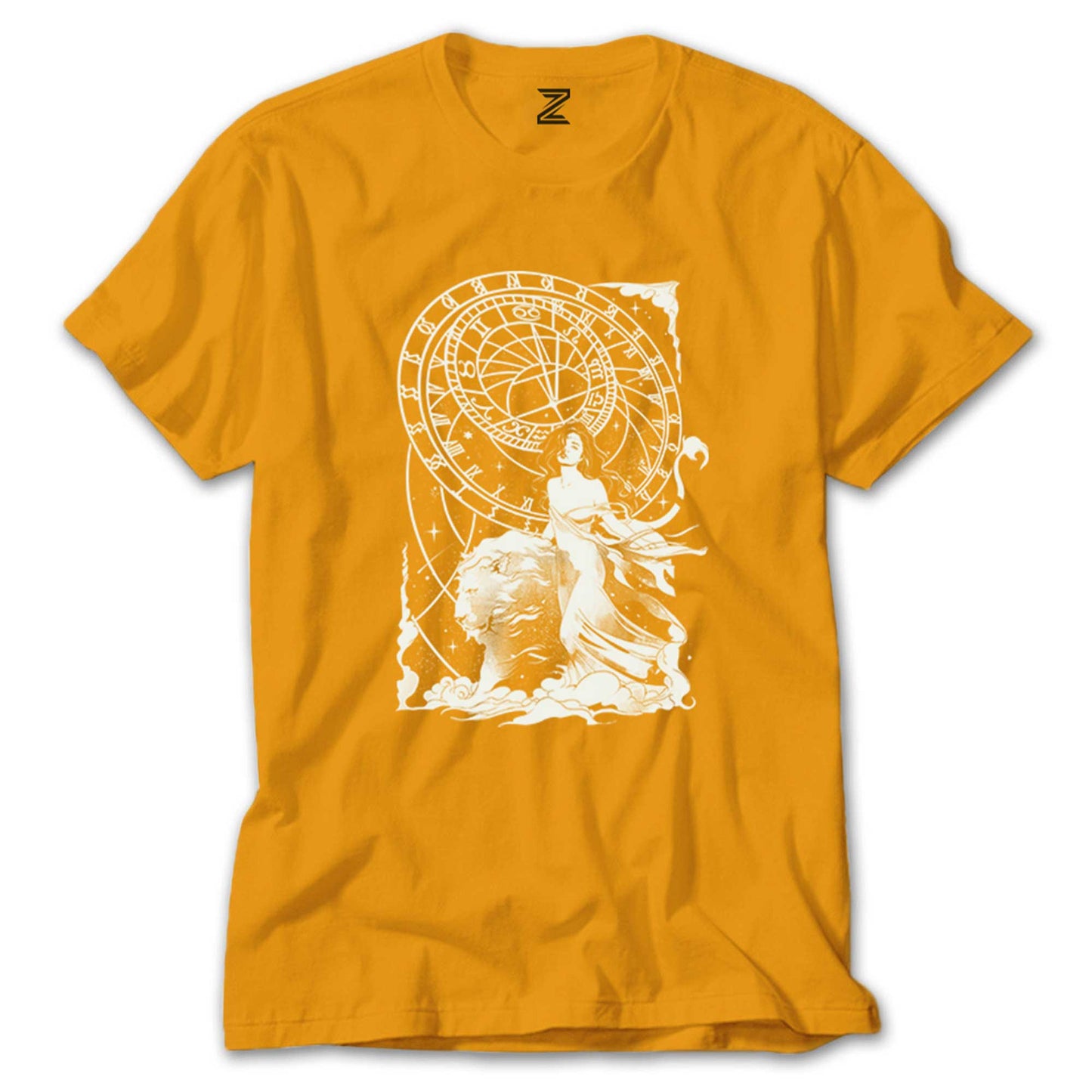 Aslan Burcu Takvimi Renkli Tişört