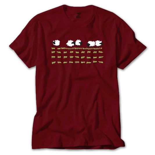 Sleeping Sheep Renkli Tişört