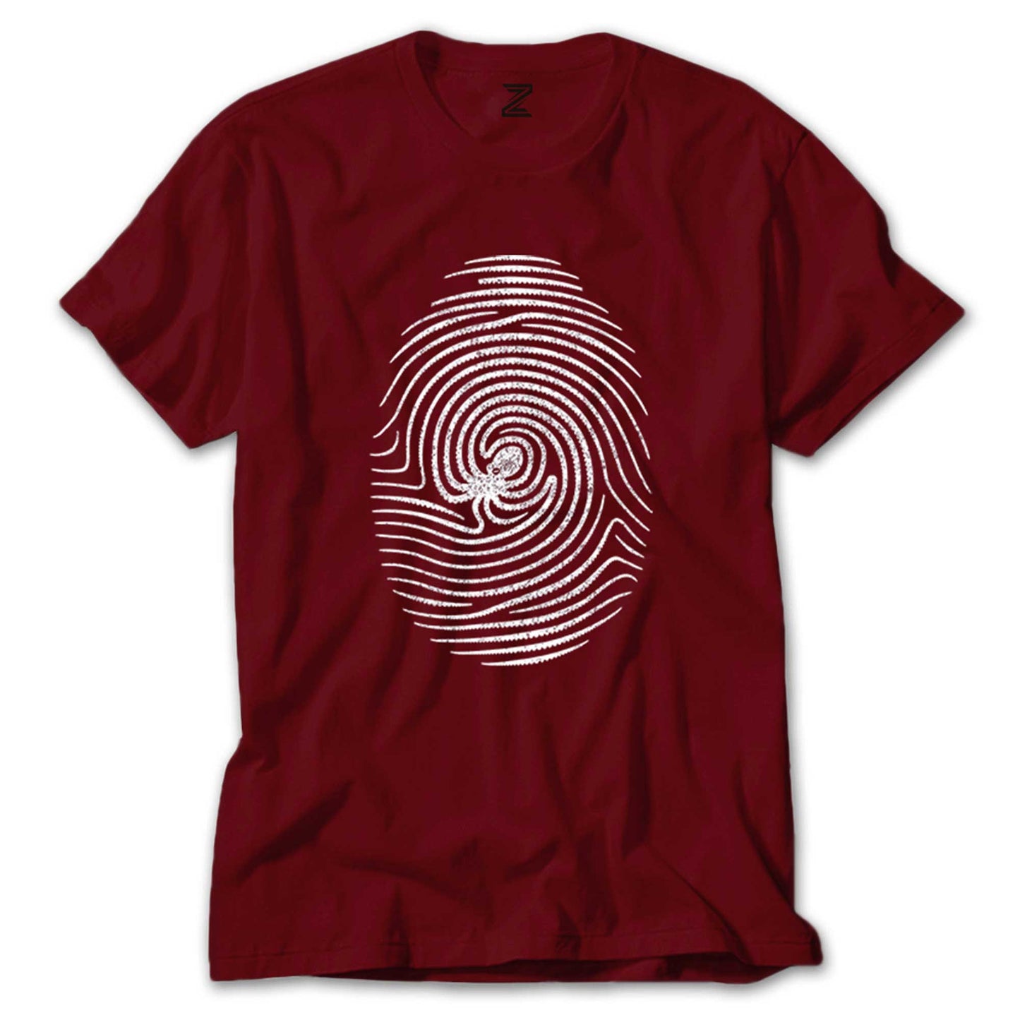 Octopus Print Renkli Tişört