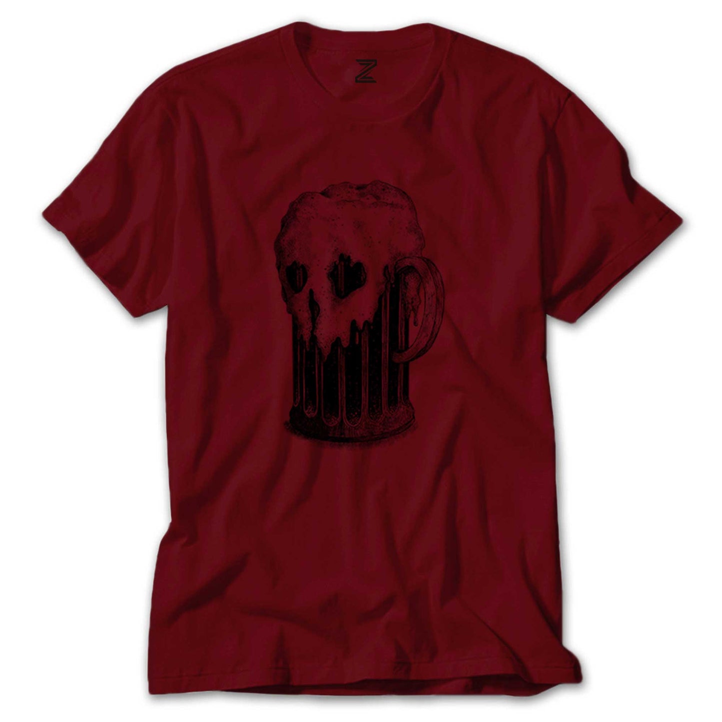Beer Skull Renkli Tişört