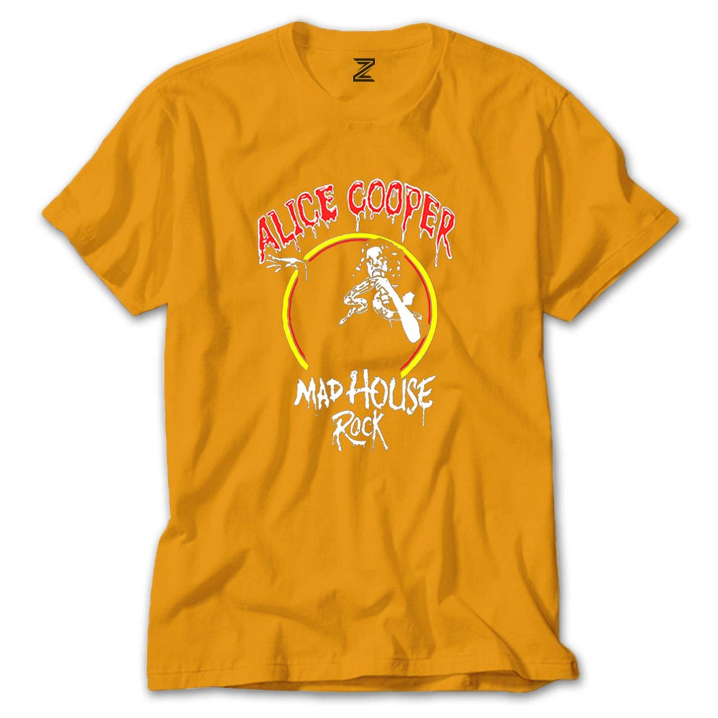 Alice Cooper Mad House Renkli Tişört
