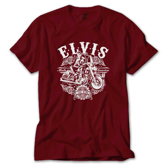 Elvis Made in America Renkli Tişört