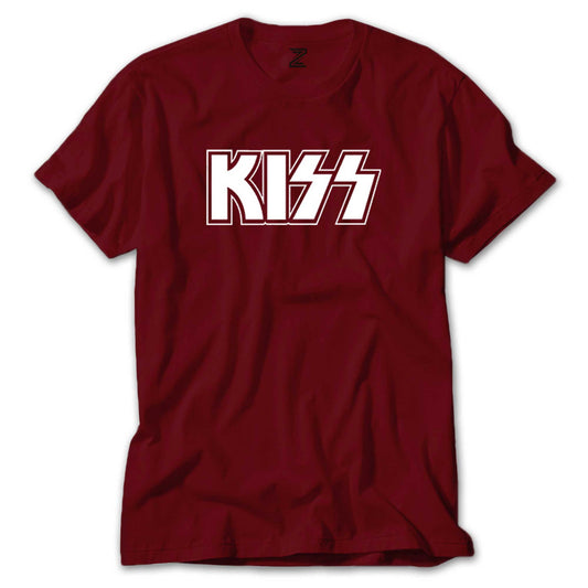 Kiss Logo Renkli Tişört