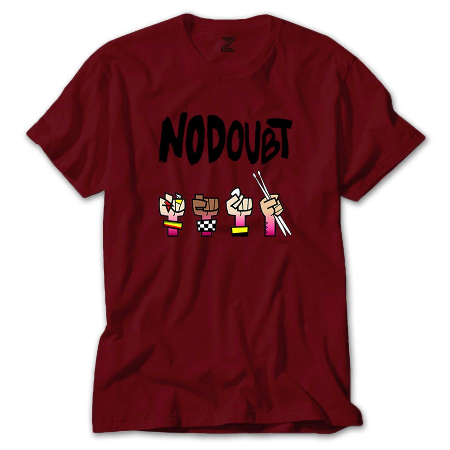 No Doubt Cartoon Renkli Tişört