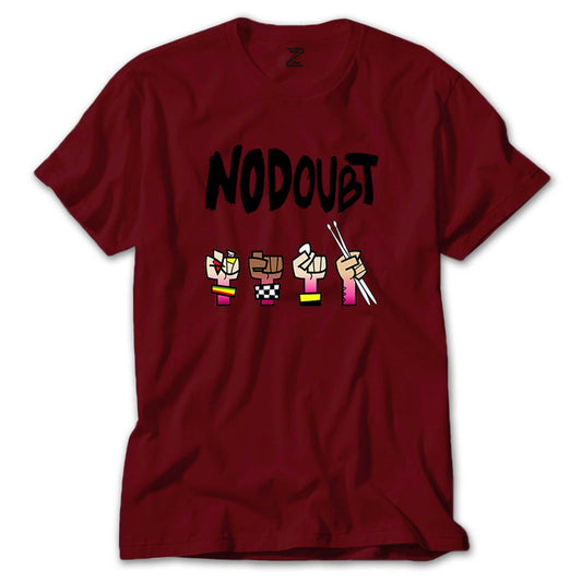 No Doubt Cartoon Renkli Tişört