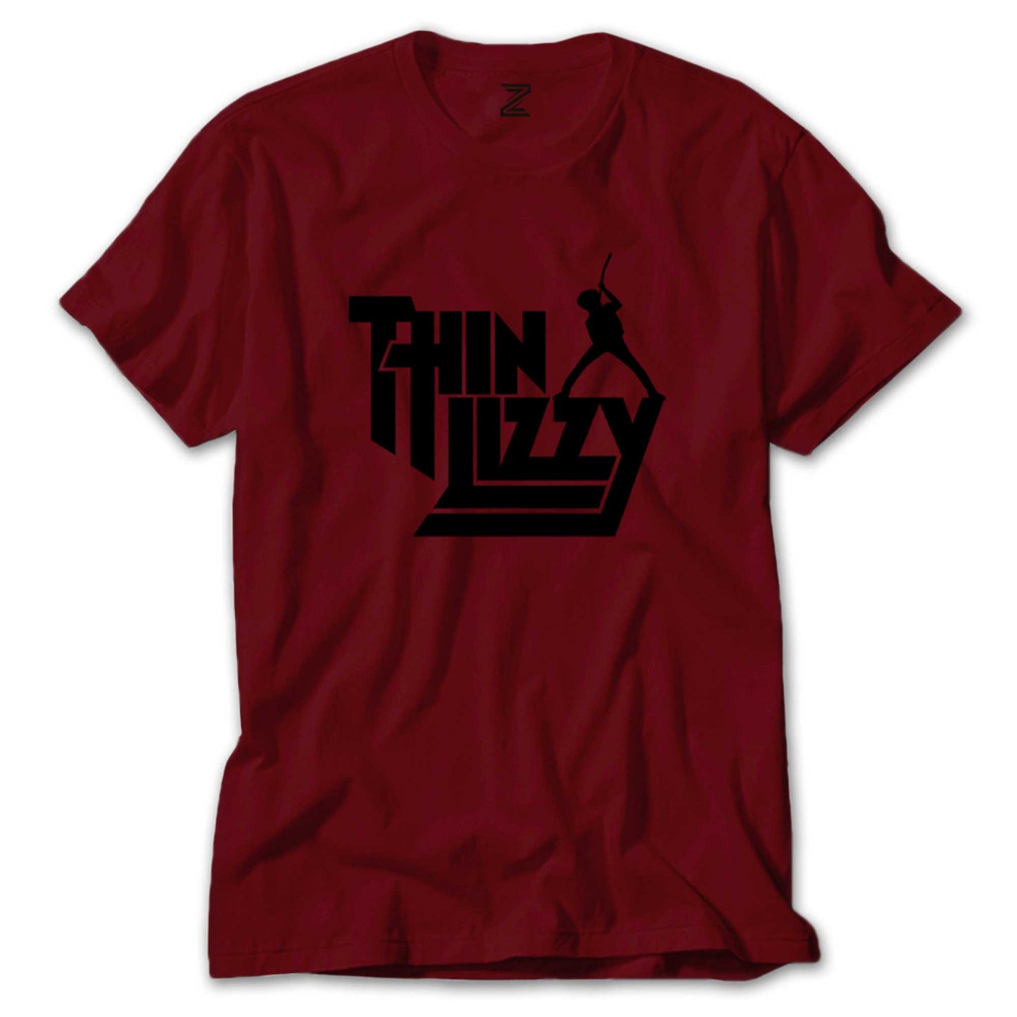 Thin Lizzy Text Renkli Tişört