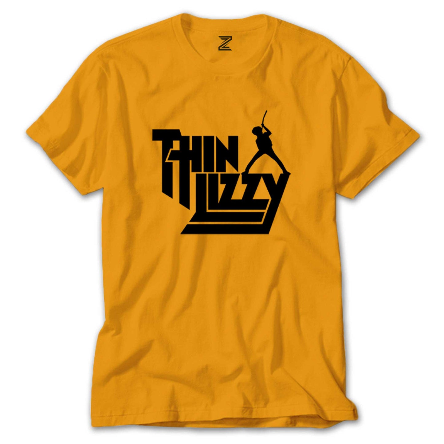 Thin Lizzy Text Renkli Tişört