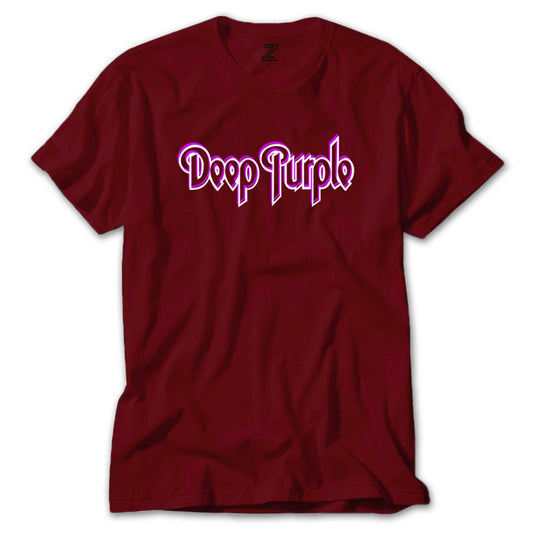 Deep Purple Logo Outline Renkli Tişört