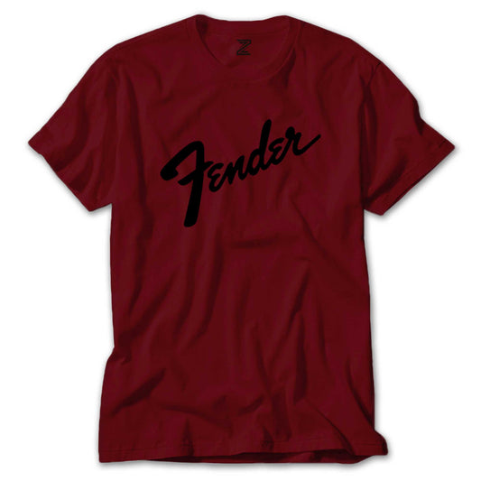 Fender Logo 3 Renkli Tişört