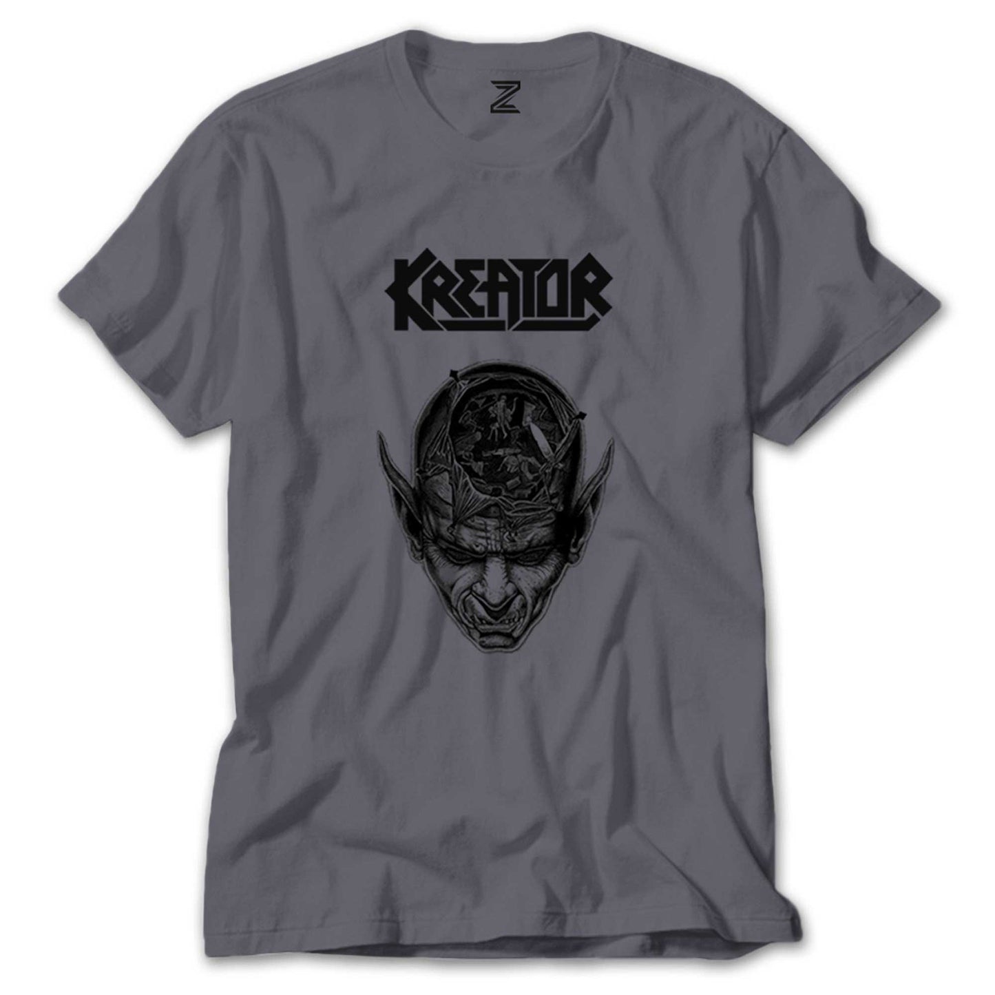 Kreator in Head Renkli Tişört