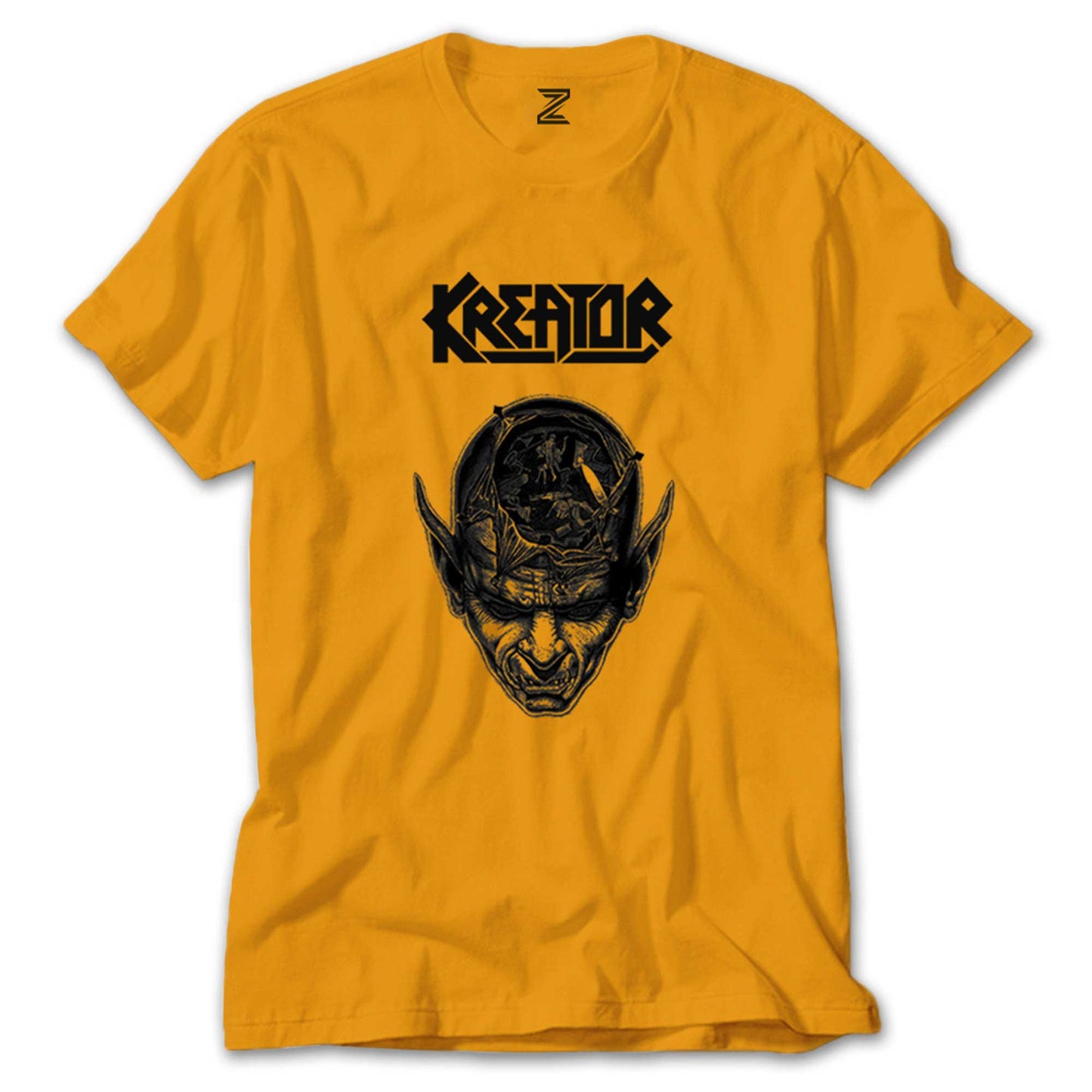 Kreator in Head Renkli Tişört