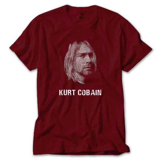 Kurt Cobain Lyrcis Renkli Tişört