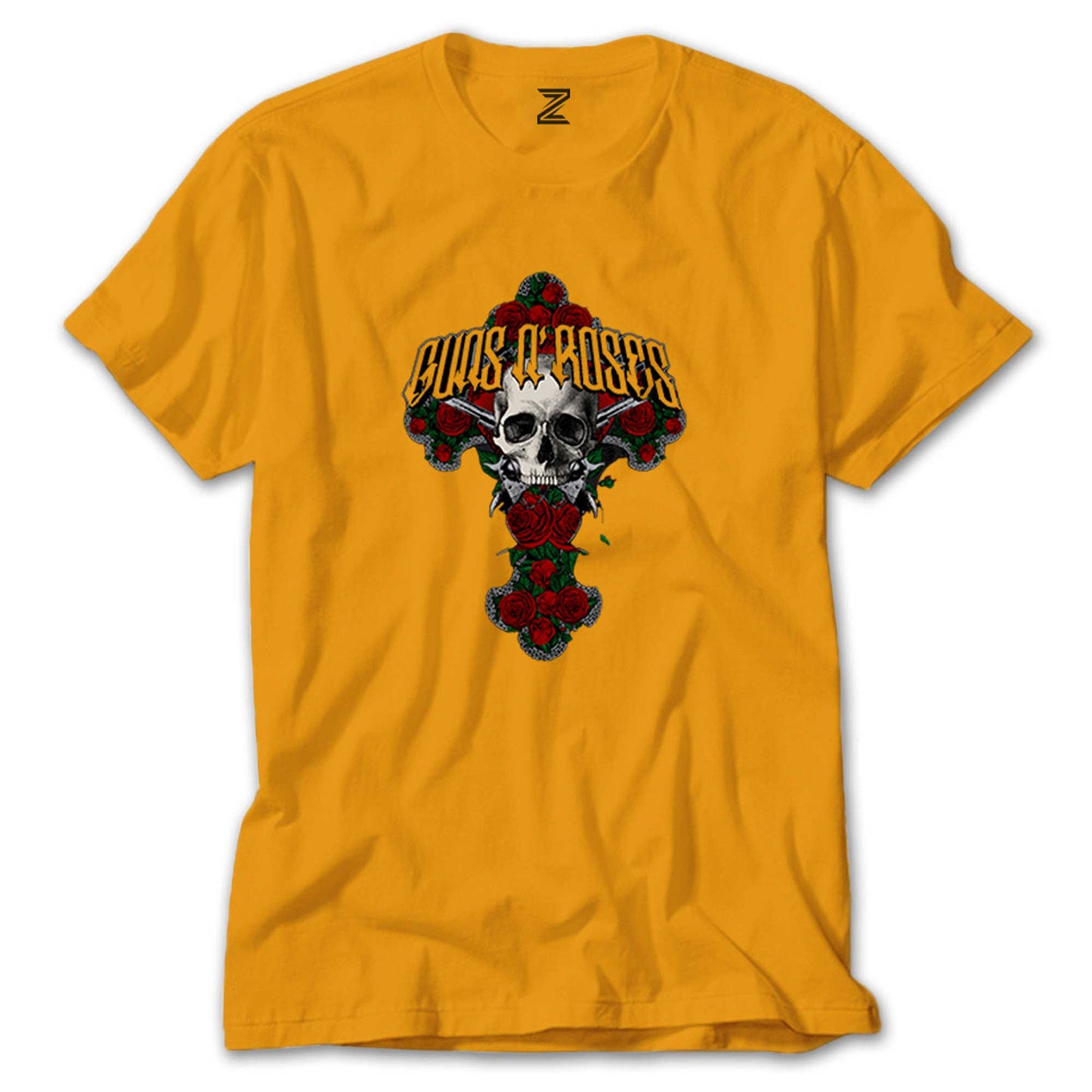 Guns N Rosses Skull Renkli Tişört