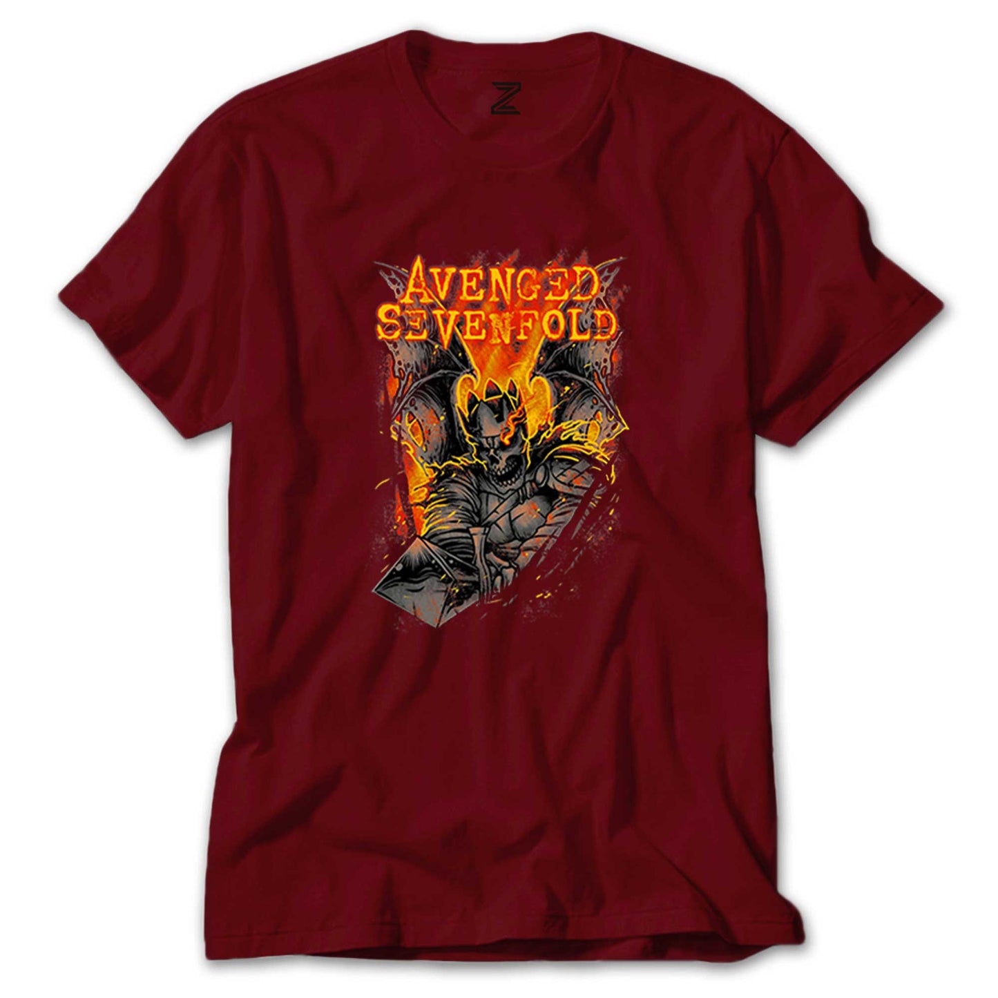 Avenged Sevenfold Knight Renkli Tişört