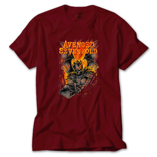 Avenged Sevenfold Knight Renkli Tişört
