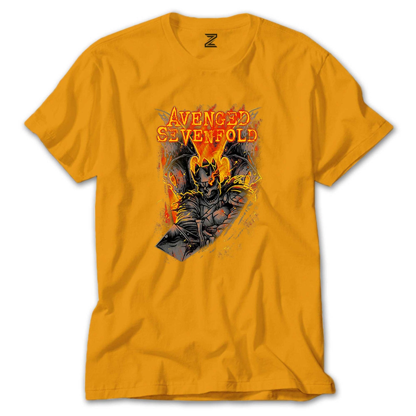 Avenged Sevenfold Knight Renkli Tişört