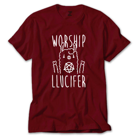 Worhip Lucifer Renkli Tişört