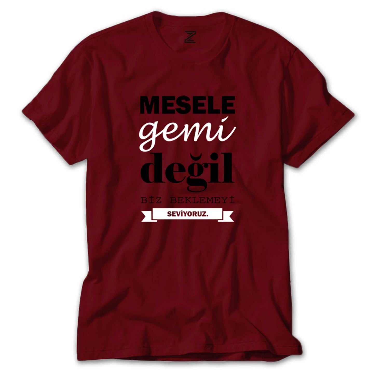 Mesele Gemi Değil Renkli Tişört