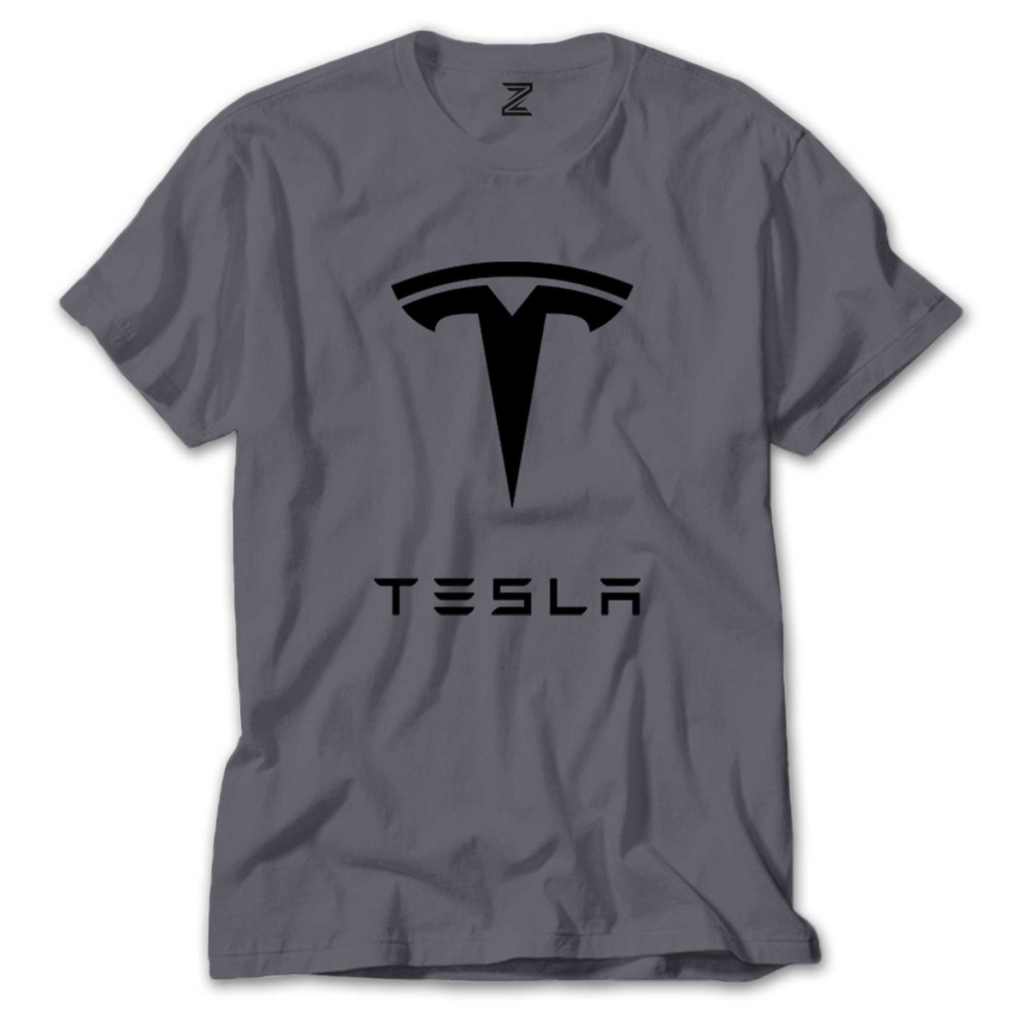 Tesla Logo Renkli Tişört