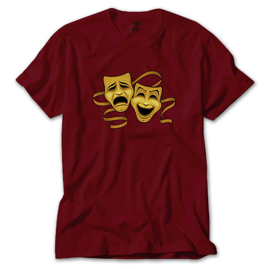 Tiyatro Sembolü Renkli Tişört