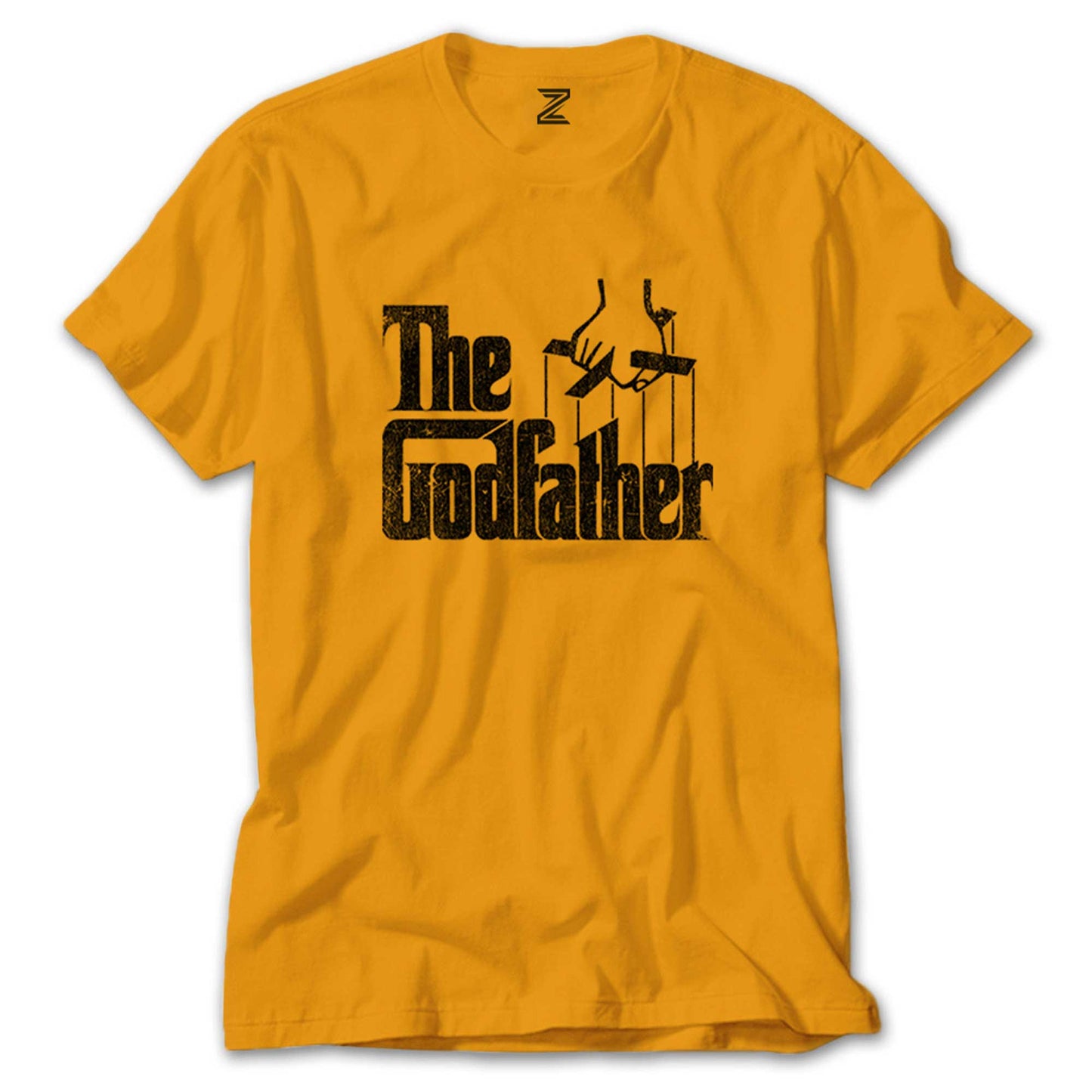 İndirimli The Godfather Distorted Sarı Tişört