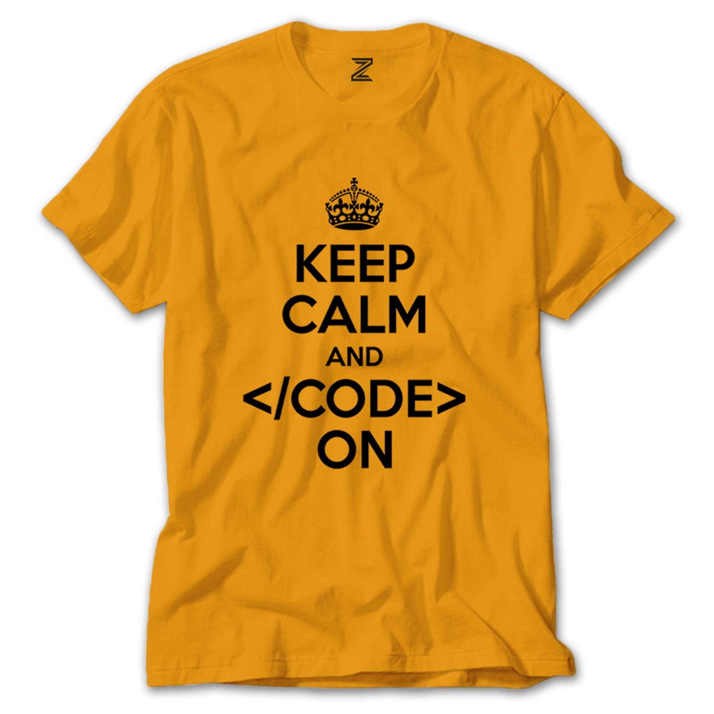 Keep Calm Code Renkli Tişört