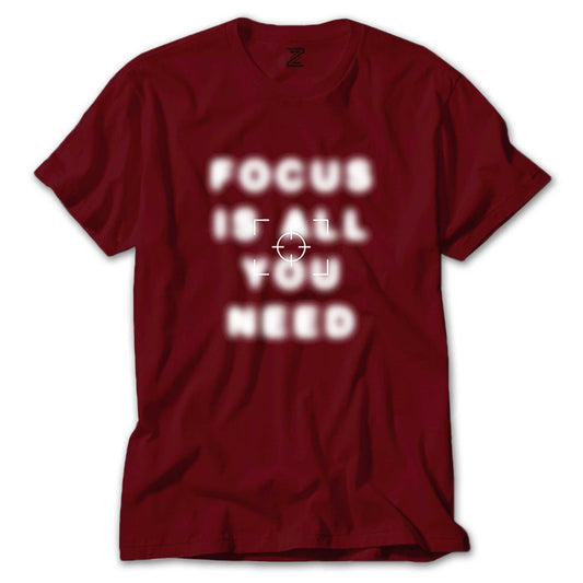 Focus Renkli Tişört