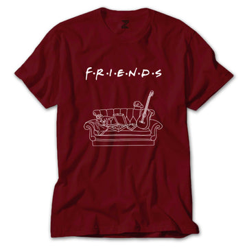 Friends Home Renkli Tişört