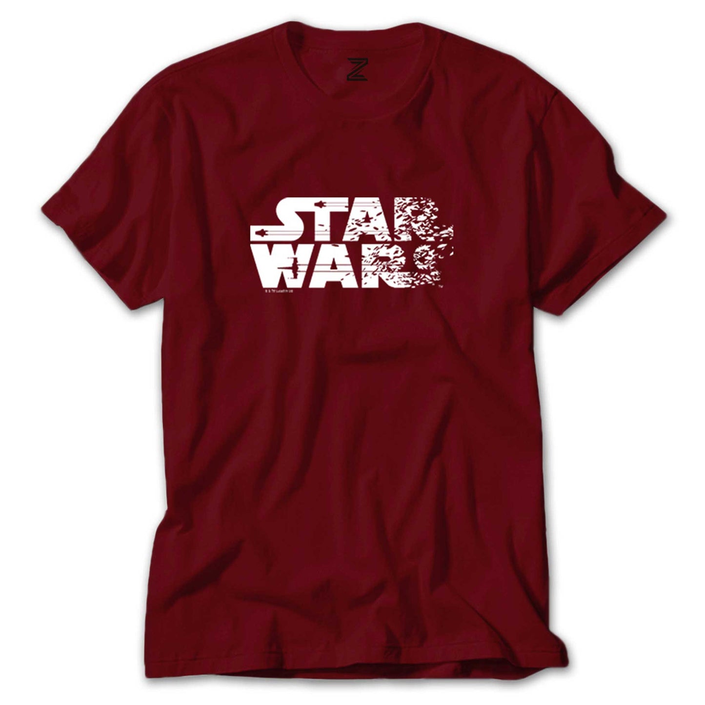 İndirimli Star Wars Logo 2 Kırmızı Tişört