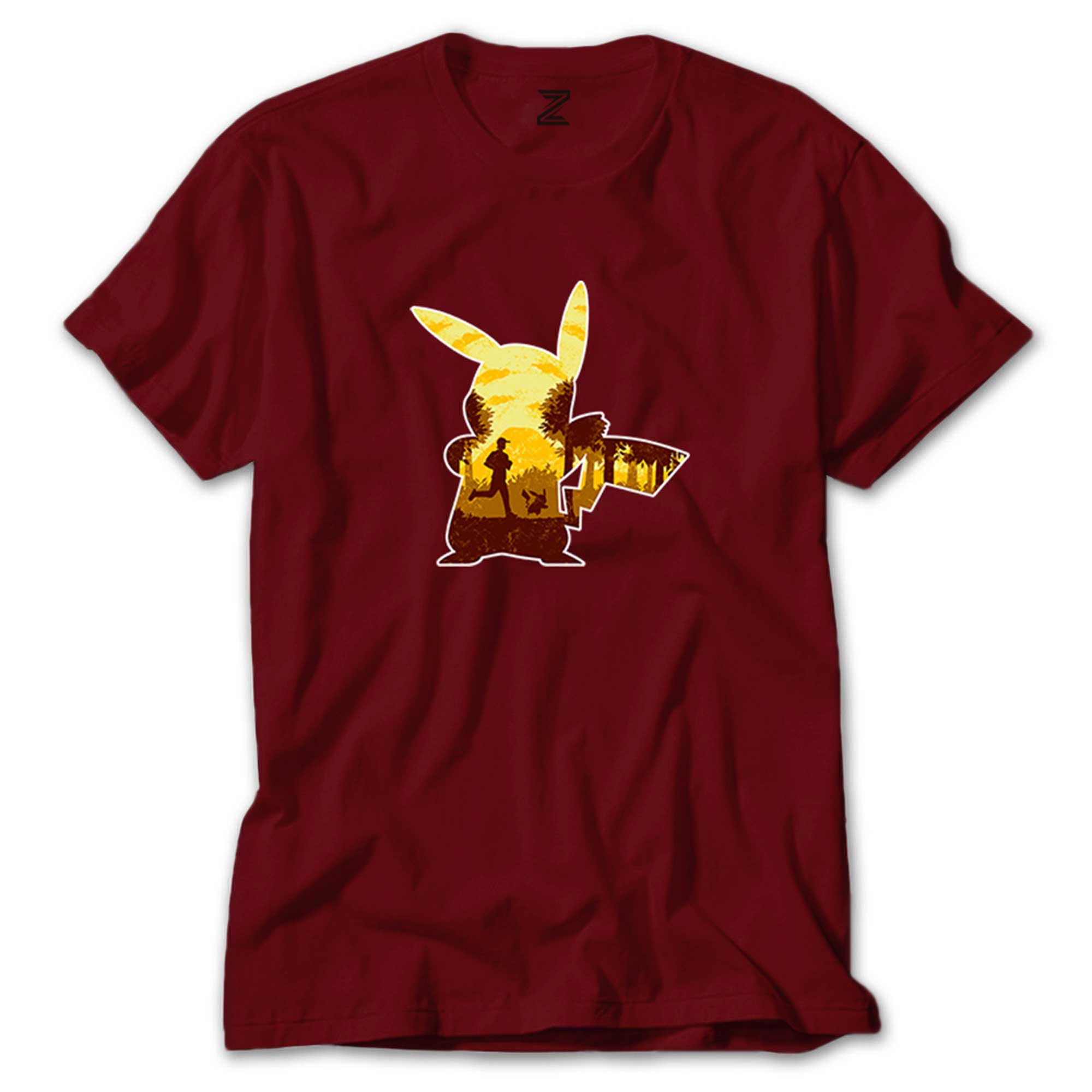 Pikachu Mask Renkli Tişört