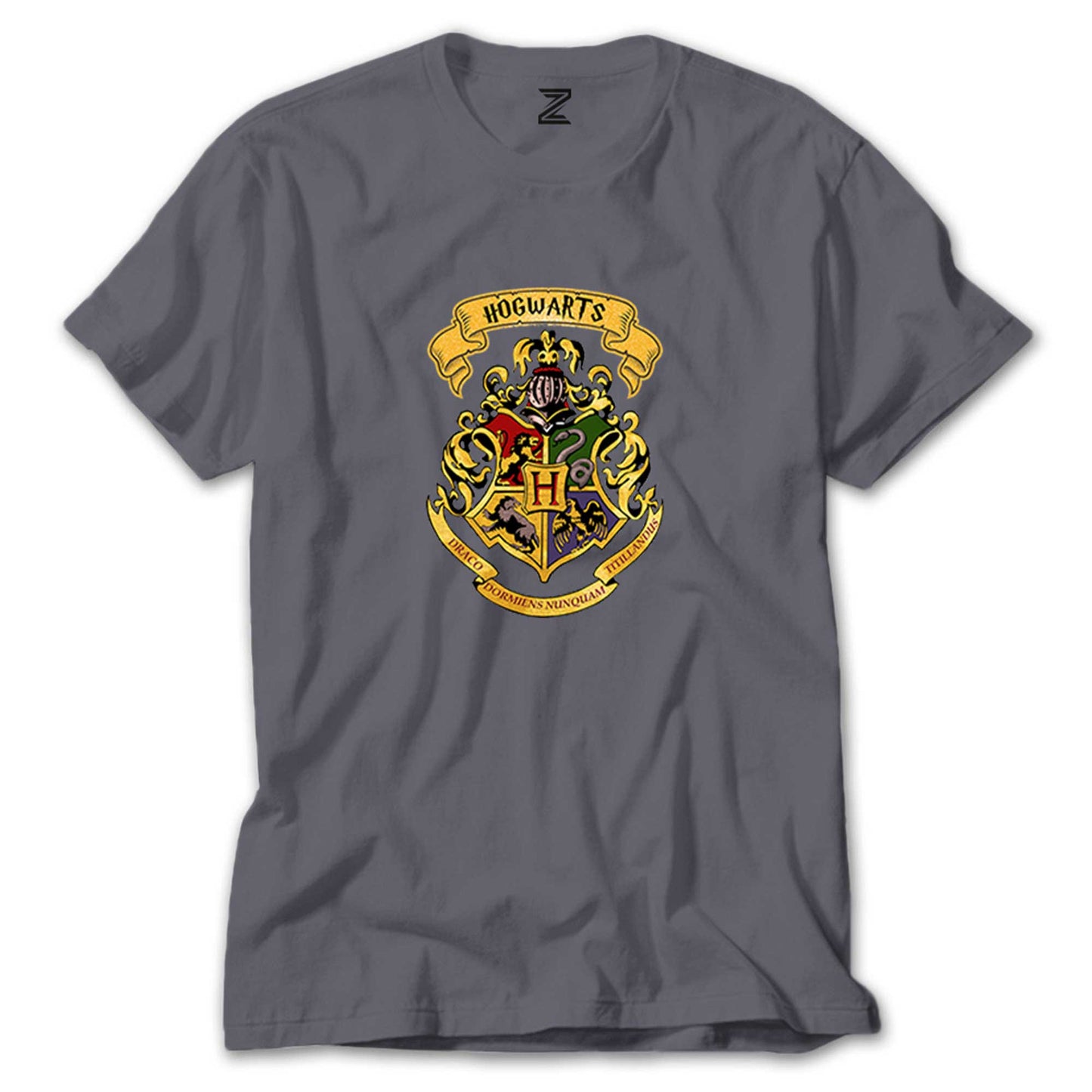 Harry Potter Hogwarts Logo Renkli Tişört