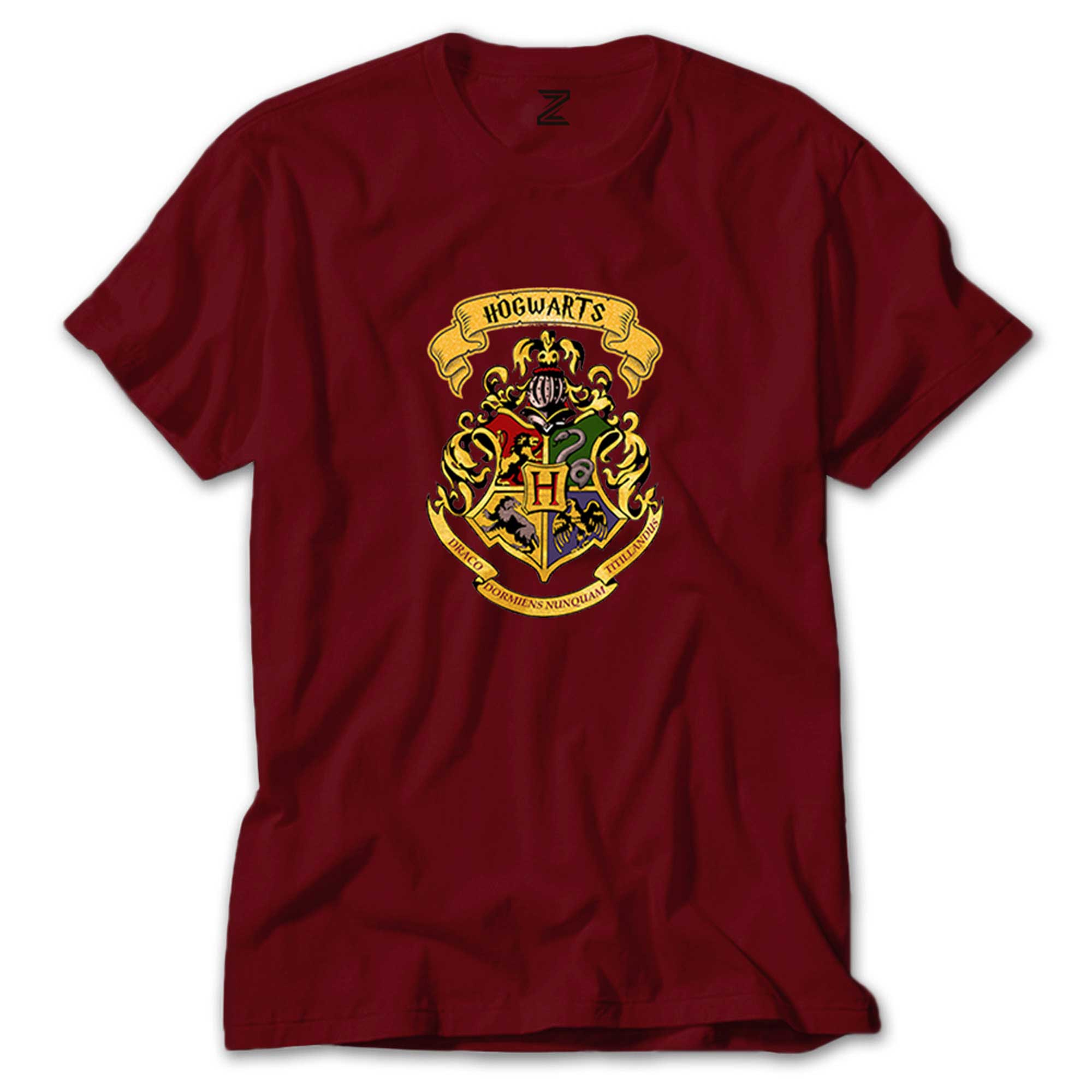 Harry Potter Hogwarts Logo Renkli Tişört