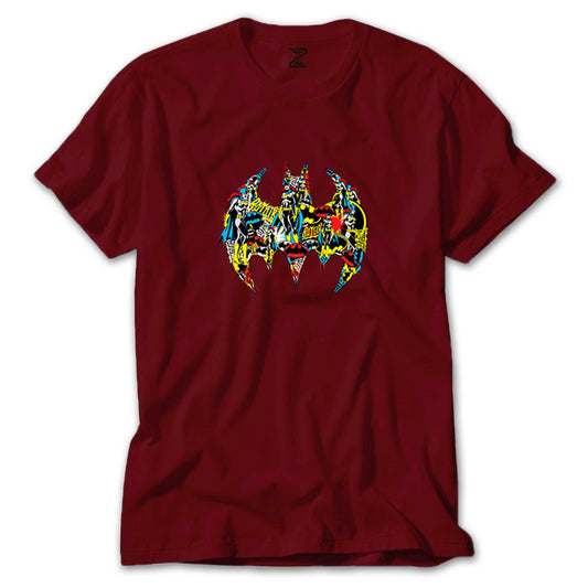 Batgirl Logo Renkli Tişört