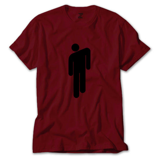 Billie Eilish Logo Black Renkli Tişört