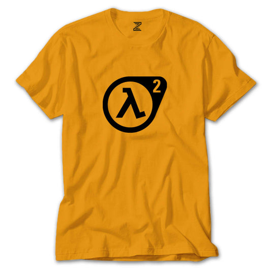 İndirimli Half Life 2 Logo Sarı Tişört