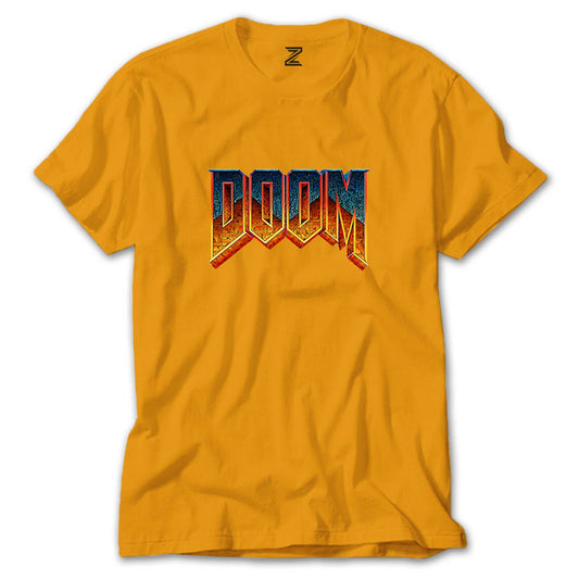 Doom Vintage Renkli Tişört