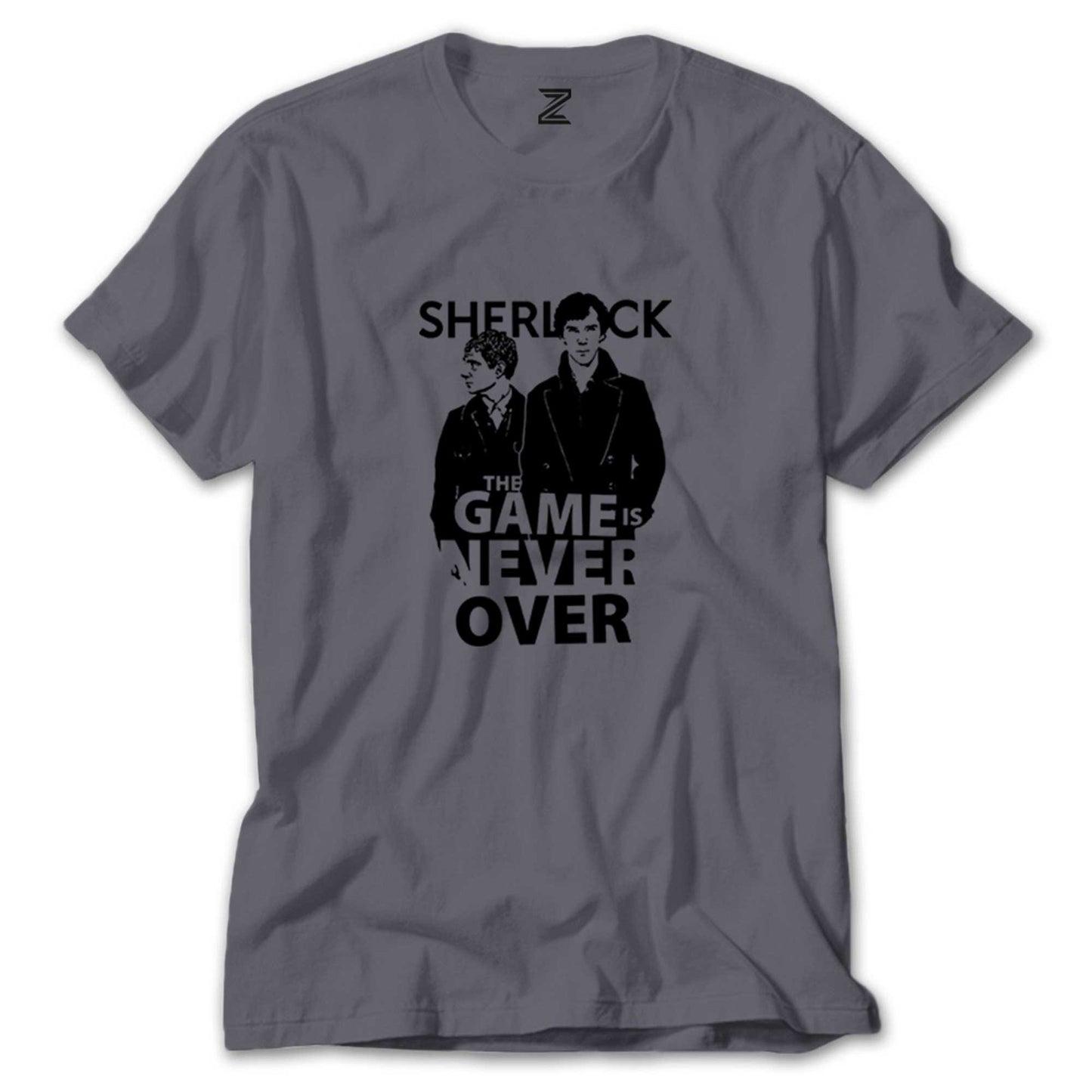 Sherlock Holmes The Game is Never Over Renkli Tişört