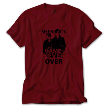 Sherlock Holmes The Game is Never Over Renkli Tişört